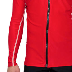 ชุดป้องกันผดผื่นสำหรับผู้ชายชุดป้องกันผดผื่นทำจากโพลีเอสเตอร์ผ้าสแปนเด็กซ์สีทึบ - Product Image 6