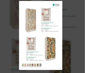 SHARAN Impreso Acero Almirah - Product Image 2