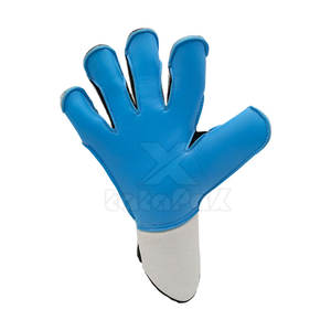 Professional American Football Goalkeeper Gloves High Quality Leather Waterproof Moisture-Wicking Adjustable Wrist <b>Strap</b> - Product Image 6