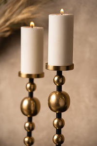 Portavelas de pilar de Metal para luz en T, decoración navideña, soporte de vela de aluminio para iglesia e iluminación exterior, portavelas - Product Image 5