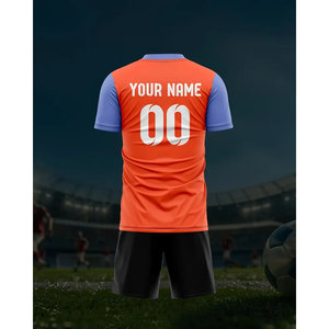 Maillot de football de haute qualité, personnalisable avec nom et numéro, nouveaux maillots pour adultes pour étudiants, adaptés aux compétitions par équipes - Product Image 5