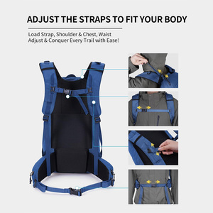 Mochila táctica personalizada con logotipo personalizado bordado de impresión al aire libre senderismo Camping equipo de viaje OEM proveedor de fábrica - Product Image 4