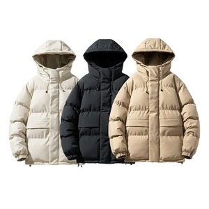 Otoño con capucha Casual marca a prueba de viento prendas de vestir sombrero Parkas nueva chaqueta acolchada de invierno Cálido impermeable Parkas chaquetas de hombre - Product Image 5