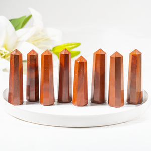 Vendita all'ingrosso di obelischi/punte di diaspro rosso da 1 kg, cristalli naturali lucidati per la guarigione, la meditazione e la decorazione a prezzo di ingrosso. - Product Image 2
