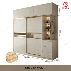 Armario moderno de madera de ingeniería Ohaha - HD015 - Product Image 5