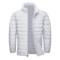 Veste d'hiver décontractée pour homme, vestes pour homme, imperméable, matelassée, rembourrée, personnalisée, OEM, imprimée, vente en gros en plein air