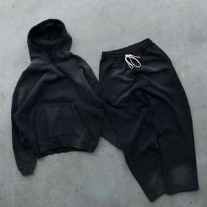 Survêtements d'hiver personnalisables fabriqués en usine, en coton de haute qualité, à col à capuche, design uni, conception OEM personnalisée, respirants et imprimés - Product Image 3