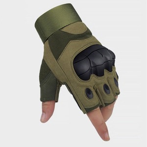 Wholesale Anti Slip and Wear Resistant Gloves Soft Shell Half Finger Gloves With <b>Padded</b> Protection Cycling Tactical Gloves - Product Image 4