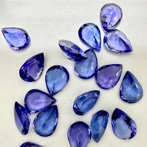 Natural Tanzanite Violet Blue Faceted Pear Loose Gemstone For Women Jewelry Gifting Online Sale Top Rated Tanzanite New Gemstone