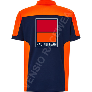 OEM al por mayor de encargo % poliéster impreso manga corta ropa deportiva MX MTB hombres Pit Crew Polo de secado rápido transpirable - Product Image 2