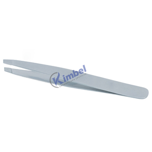 Best Selling Customized <b>Eyebrow</b> <b>tweezers</b> Silver Matte Finish Light Weight <b>Eyebrow</b> Plucking <b>Tweezers</b> - Product Image 5