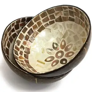 Wholesale Mixing Bowl Set Salad Bowls Set Best Price Coconut Shell Bowl From Vietnam