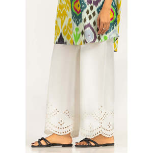 Cambric Embroidered <b>Chiffon</b> <b>Trouser</b> IPT-55336 Breathable Feature - Product Image 2