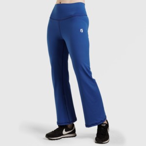 Pheonix Royal Blue <b>Flare</b> Leg Compression <b>Leggings</b> High Waist XS/XS Breathable Spandex/Nylon for Workout Training - Product Image 1
