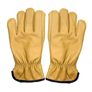 Guantes de conductor de invierno de cuero de oveja con pulgar trapezoidal y forro polar-Térmico Casual y uso diario Durable y flexible - Product Image 2