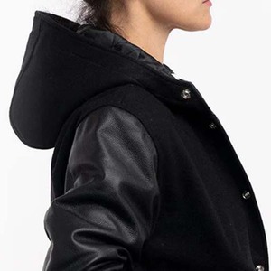 Retailer OEM ODM Service Long Sleeve Women Varsity Jacket Ladies Cropped Baseball Uniform New Varsity Jackets for Winter - Product Image 6