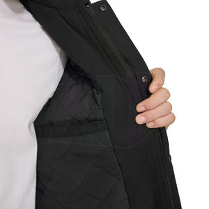 Veste en toile classique décontractée pour homme, avec fermeture éclair sur le devant, écologique, respirante, construction durable, coupe décontractée, idéale pour le travail et la ville - Product Image 5