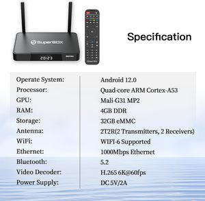 Autorizado S5 PRO 2024 TV Stick Sistema Operativo Android 8GB 2GB 16GB Flash Control remoto Cable Compatible UK/US/EU tipos de enchufe - Product Image 3