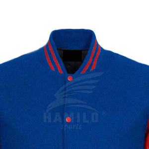 Vestes Letterman de l'université en cuir de laine spécial OEM pour hommes femmes logo de broderie personnalisé saison d'hiver avec décoration de bouton - Product Image 6