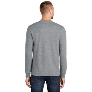 Heater Gray Men's Regular-Fit Long-Sleeve T Shirt Men's <b>Tie</b> <b>Dye</b> Top Polyester Pure Color <b>Tshirts</b> Men's - Product Image 2