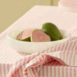 Bol peu profond en résine verte, motif marbre, plat de service, plat à fruits, plat à collation, vaisselle, cuisine, comptoir de cuisine, organisateur - Product Image 3