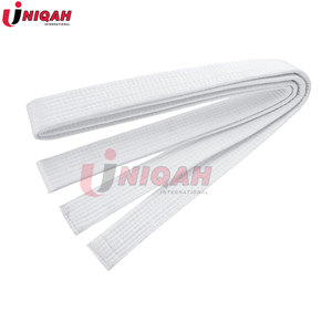 Ceintures d'arts martiaux brodées avec logo personnalisé vêtements de sport en polyester personnalisés pour le taekwondo, le jiu jitsu brésilien (BJJ) vente en gros - Product Image 2