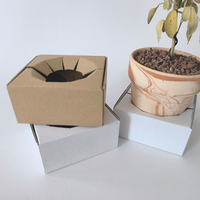 Valentine's Mother's Day Birthday Flower Arrangement Transport Vase Boxes Cardboard Bouquet Box