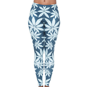 Mallas de yoga para entrenamiento con impresión por sublimación personalizada atlética para mujer - Product Image 2