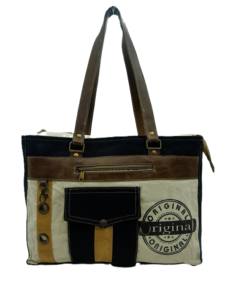 ผ้าใบสไตล์วินเทจและกระเป๋าสะพายหนังแท้เป็นตัวเลือกที่ดีถ้าคุณกำลังมองหาที่ยั่งยืนและไม่เหมือนใคร - Product Image 6