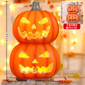 Lanternes d'Halloween, décorations, squelettes d'Halloween, citrouilles lumineuses LED, <span class=keywords><strong>citrouille</strong></span> grande taille imperméable et <span class=keywords><strong>lumineuse</strong></span> - Product Image 4