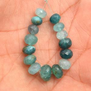 ลูกปัดกรันดิเยร์ไรต์ AAA+ ขนาด 6 มม.-9 มม. ทรงรอนเดลเหลี่ยมเพชรพลอย ลูกปัดพลอยกึ่งมีค่าธรรมชาติ สำหรับทำเครื่องประดับ - Product Image 1