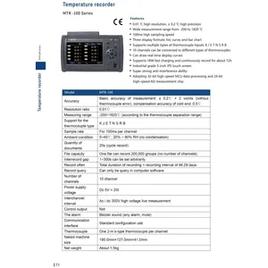 Registrador de Datos Ambientales Portátil de 10 Canales MATRIX MTR-100, Grabación Triple de Alta Velocidad, Datos de Temperatura de -200 a 1820, Precisión de 0.01 - Product Image 3