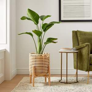 Handcrafted Design Rattan <b>Planter</b> Basket Indoor and Balcony Decoration Flower <b>Pots</b> Mini Plant Containers - Product Image 6