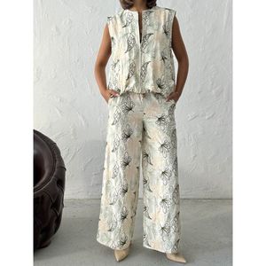 Pantalones de Lino Bordados F 2008 para Mujer - Product Image 6