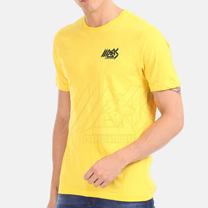 T-shirt pour homme en coton 100% respirant, confortable et à séchage rapide, coupe ample, imprimé, prix bas - Product Image 3