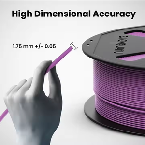 Numakers 1kg PETG-HS Mauve Violet 1.75mm Filament d'impression 3D Tiges en plastique de qualité supérieure pour des impressions fortes et vibrantes - Product Image 3
