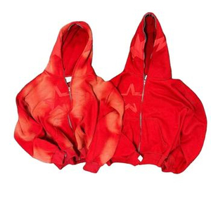 Sudadera con capucha de lana de gran tamaño para hombre de invierno de alta calidad con estampado personalizado de algodón pesado de secado rápido y transpirable - Product Image 4