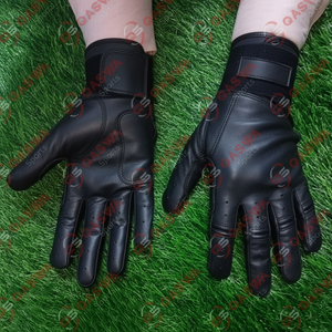 Guantes de Bateo de Béisbol de Cuero Duradero, Cierre de Gancho y Bucle Ambidiestro, Logotipo Personalizado, Ecológicos, Equipo Deportivo para Adultos - Product Image 3