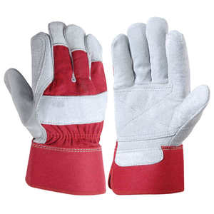 Guantes de Soldadura de Alta Calidad Resistentes a Químicos, Resistentes a Desgarros, Texturizados, Personalizables, de Seguridad, con Doble Palma de Cuero Vacuno - Product Image 1