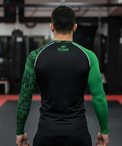 Camiseta de Manga Larga con Protección UV, Diseño Personalizado con su Propio Logotipo, Impresión por Transferencia de Calor, Spandex/Nailon de Secado Rápido, Nueva Llegada, MMA para Adultos - Product Image 4