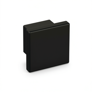 HEWI 547.32B3 Deep Black Matt Plastic Furniture Knob 90 Deep Black Matt Cabinet Organizer - Product Image 3