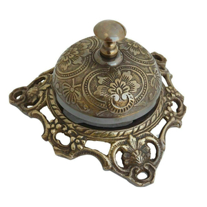 Hot Selling Brass Desk <b>Bell</b> With Antique Finished Vintage Oldest Design Desk <b>Bell</b> Alerting Staff or Customers <b>Call</b> Desk <b>Bell</b> - Product Image 2
