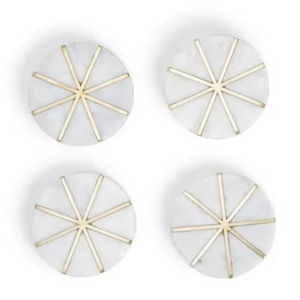 Sous-verre incrusté d'os de couleur personnalisée sous-verre incrusté d'os pour la maison - Product Image 1