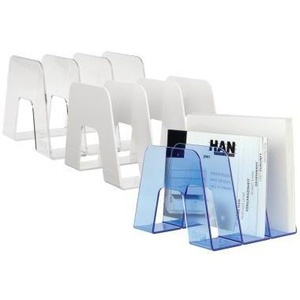 HAN SORTER Clear Polystyrene Standing <b>File</b> <b>Organizer</b> 20.9 X 22.4 X 16.3 cm (W X H X D) DIN C4 20.9 X 22.4 X 16.3 cm (W X H X D) - Product Image 3