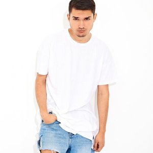 メンズラウンドネックTシャツ高品質プレーンメンズTシャツカスタムプリントバルクTシャツブランクプレーンメンズTシャツ印刷ロゴ - Product Image 3