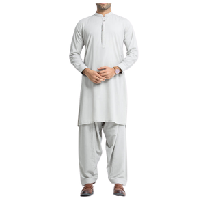 Fabricantes profesionales Ropa informal Conjuntos de talla grande para hombres Ropa india y pakistaní Hombres Shalwar Kameez Vestido para todas las estaciones - Product Image 1