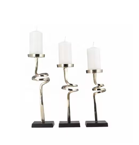 Bougeoir en métal avec design minimaliste et créatif bougeoir en gros fait à la main bougeoir le plus vendu au prix le plus bas - Product Image 3