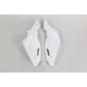 แผงด้านข้างแฟริ่งรถจักรยานยนต์สีขาว2008 2013ของ husqvarna 250 041 - Product Image 1