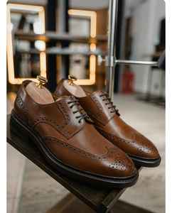 Cordones de color negro Hombres Formal Zapatos de estilo Oxford formales de alta calidad en precio al por mayor y venta directa de fábrica - Product Image 2