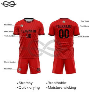 Camiseta de fútbol para hombre de alta calidad Última temporada Ropa de fútbol Camisetas Nombre Número Jugador Tops Hombres Mujeres Proveedor a granel - Product Image 4